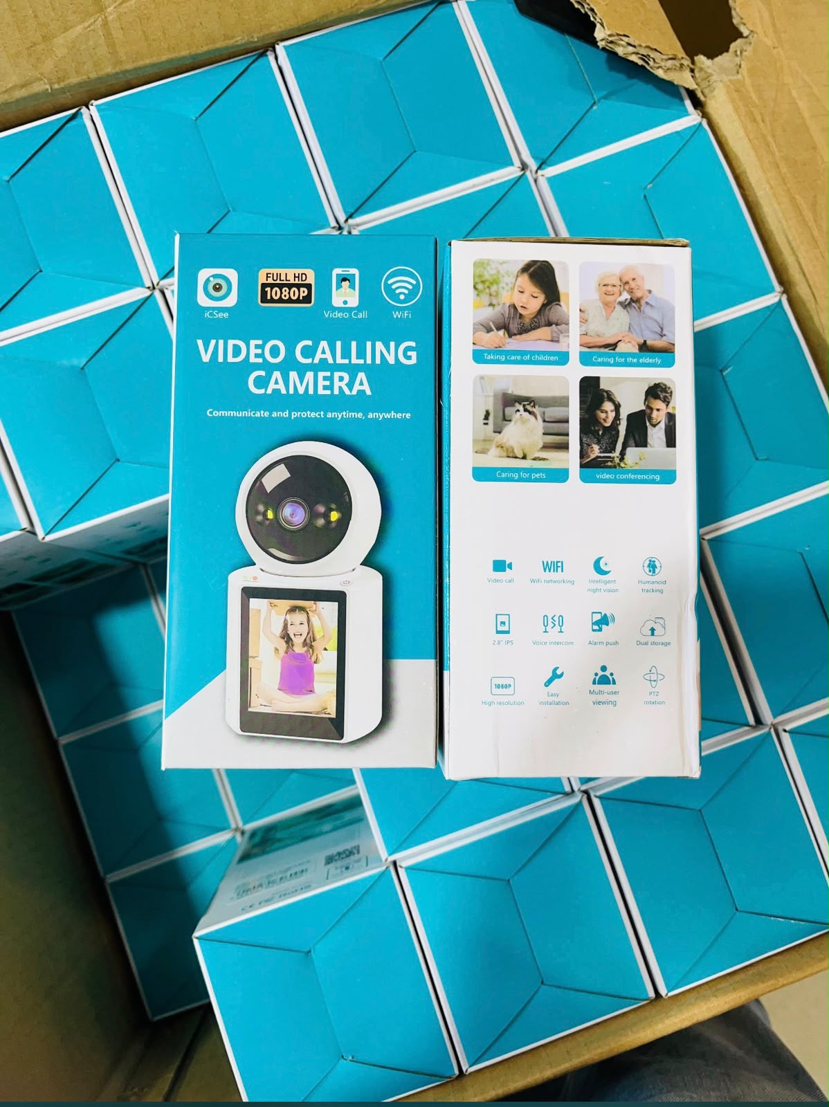 1080P Full HD Video Calling Camera with Screen