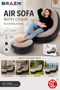 Brazik Air Sofa with Chair inflatable lounger set
