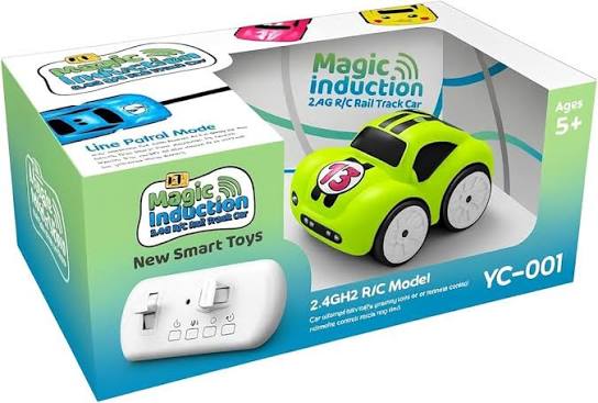 Magic Induction 2.4G RC Rail Track Car YC-001 — Smart Toy for Kids Age 5+