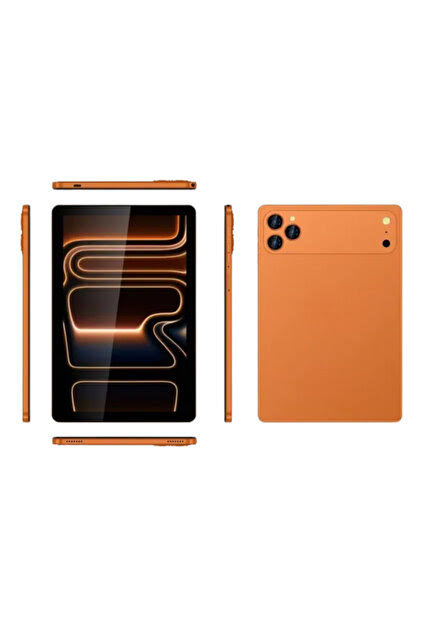 Doyda I7 Pro Max AI Tablet - Orange front and back view