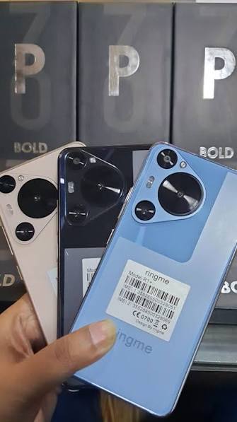 Ringme Bold P70 in Gold, Black and Blue colors