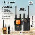 Ringme Jumbo 4 SIM feature phone with dual antenna and woofer speaker